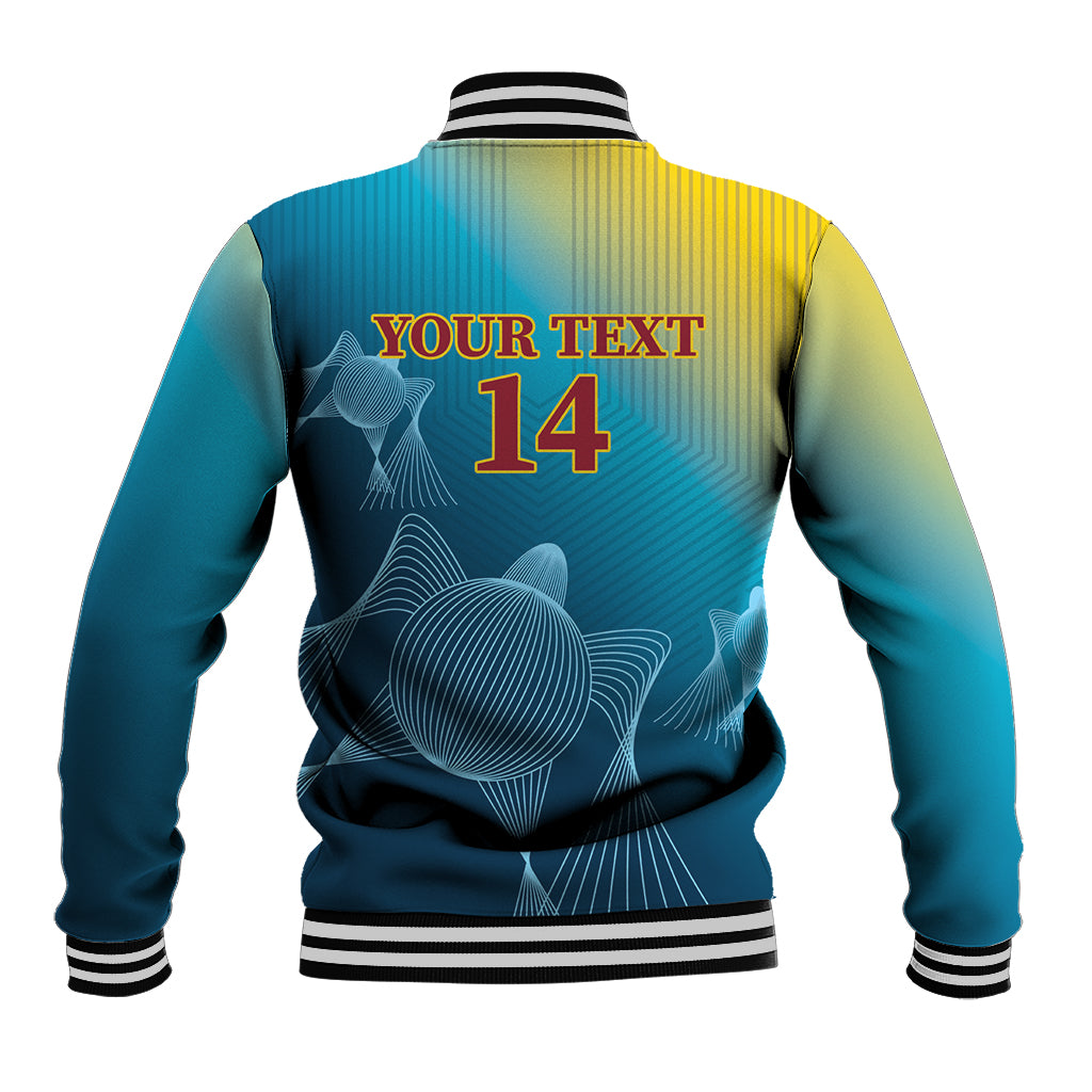 Custom Sri Lanka Cricket Baseball Jacket 2024 World Cup Go The Lions