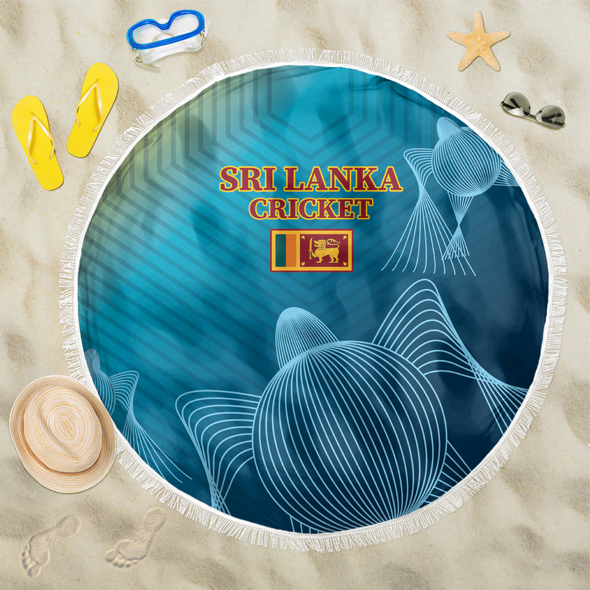 Sri Lanka Cricket Beach Blanket 2024 World Cup Go The Lions