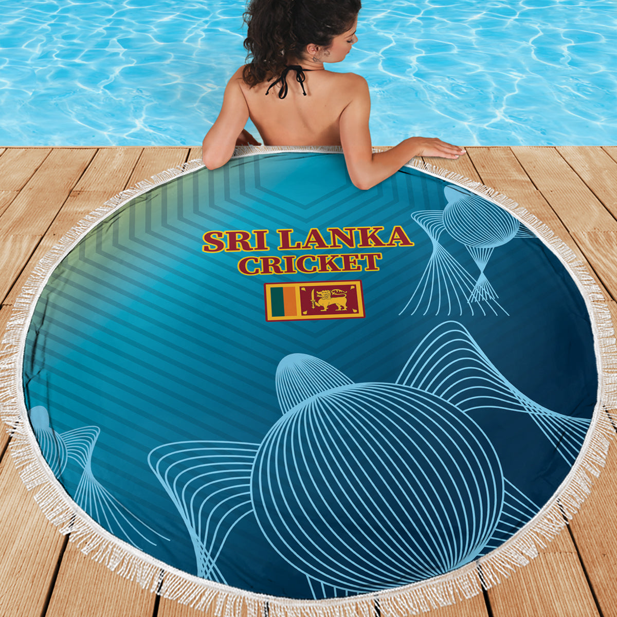 Sri Lanka Cricket Beach Blanket 2024 World Cup Go The Lions