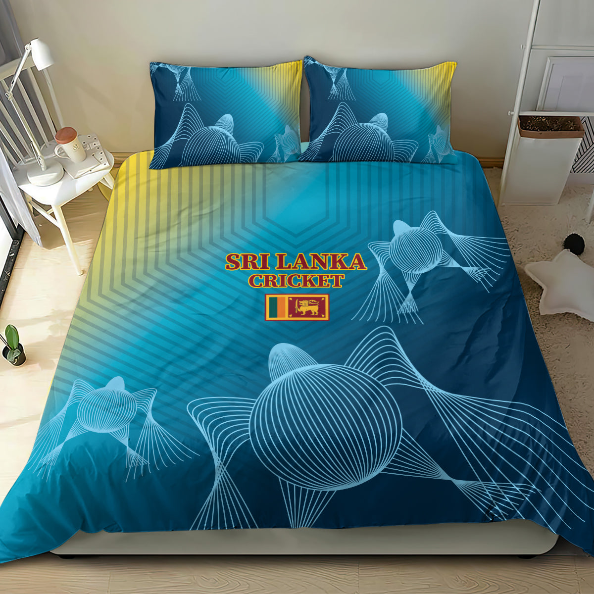 Sri Lanka Cricket Bedding Set 2024 World Cup Go The Lions