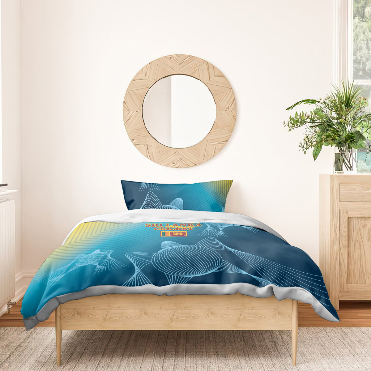 Sri Lanka Cricket Bedding Set 2024 World Cup Go The Lions