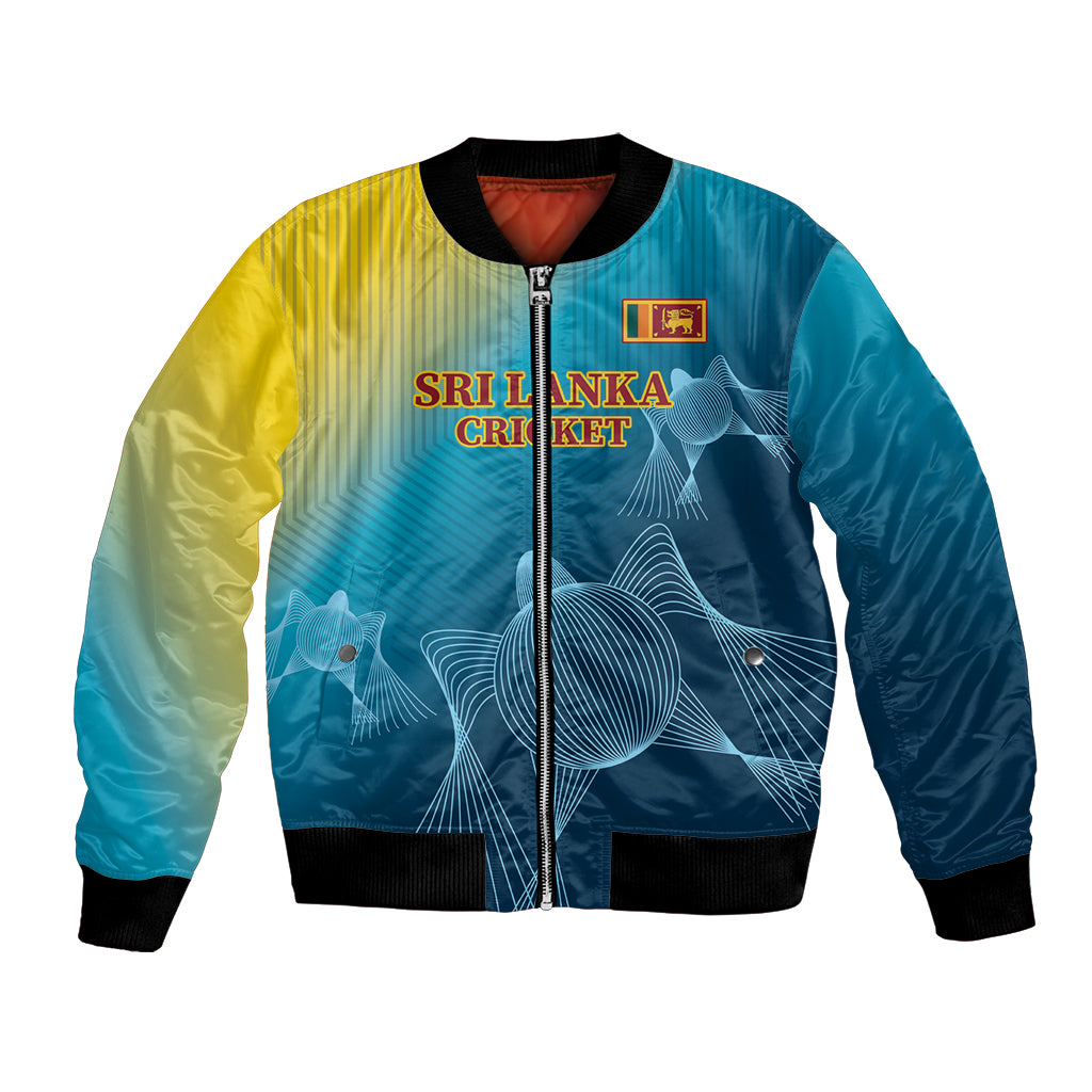 Custom Sri Lanka Cricket Bomber Jacket 2024 World Cup Go The Lions