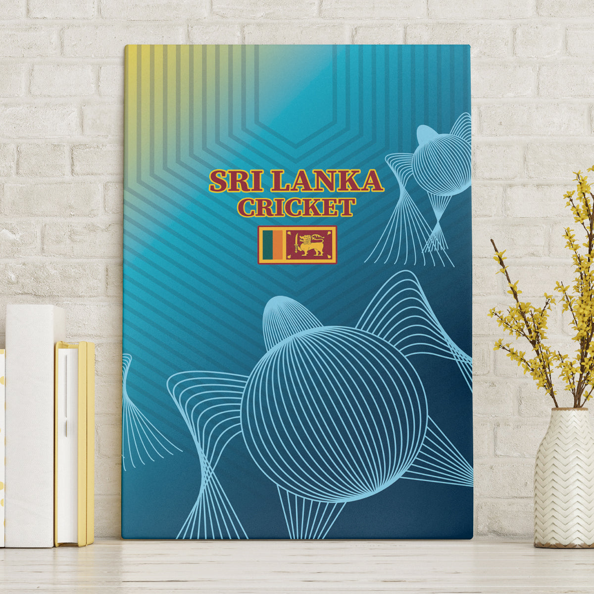Sri Lanka Cricket Canvas Wall Art 2024 World Cup Go The Lions