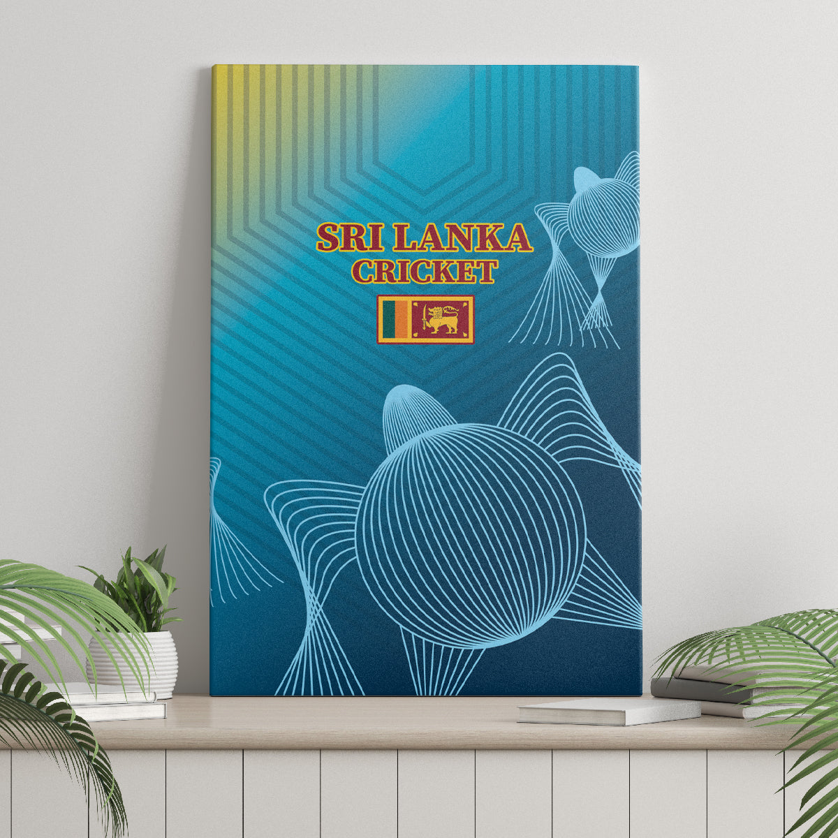 Sri Lanka Cricket Canvas Wall Art 2024 World Cup Go The Lions