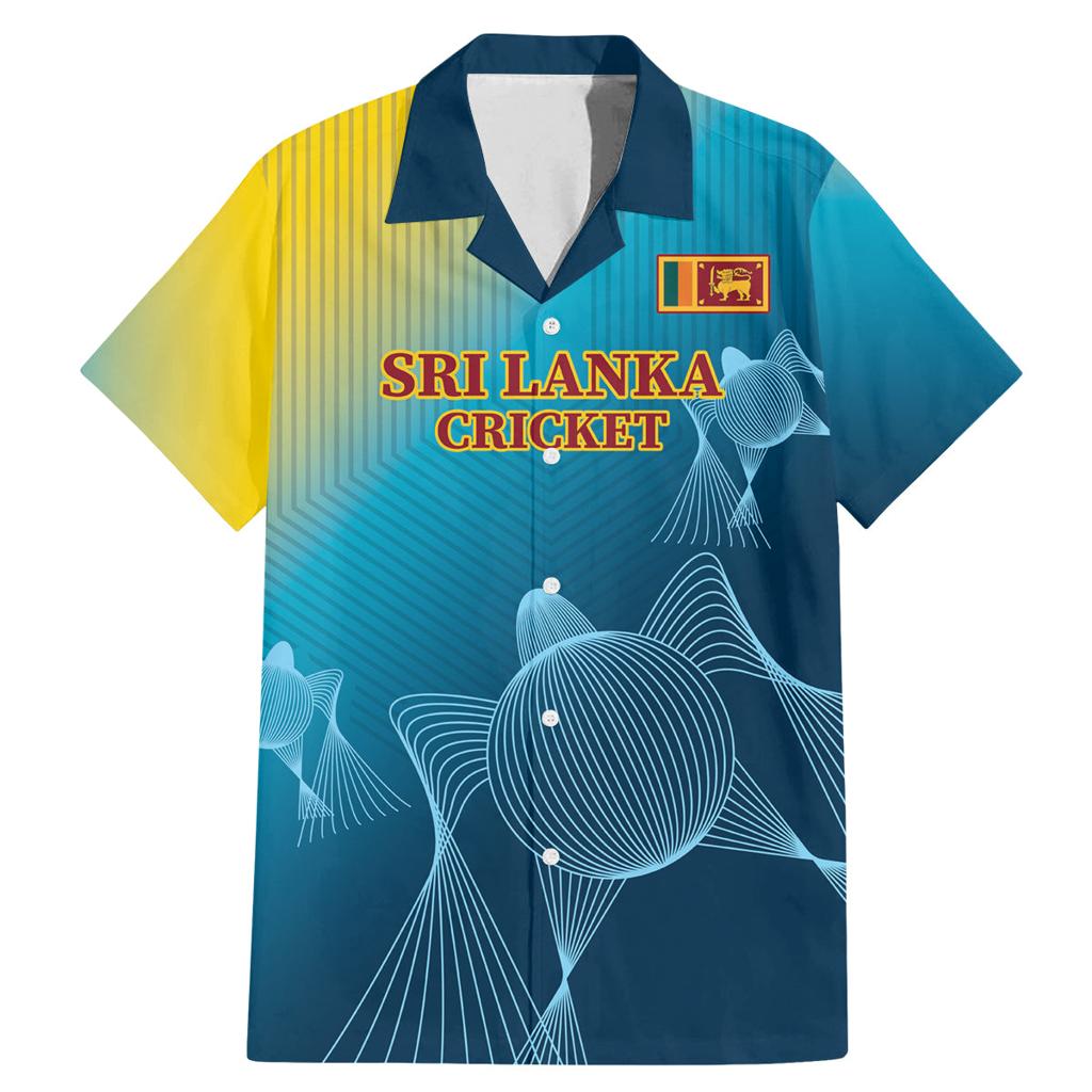 Custom Sri Lanka Cricket Family Matching Mermaid Dress and Hawaiian Shirt 2024 World Cup Go The Lions