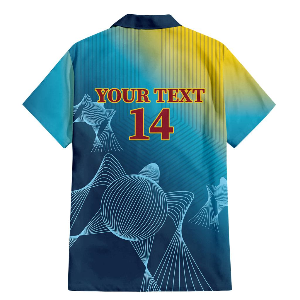 Custom Sri Lanka Cricket Family Matching Mermaid Dress and Hawaiian Shirt 2024 World Cup Go The Lions