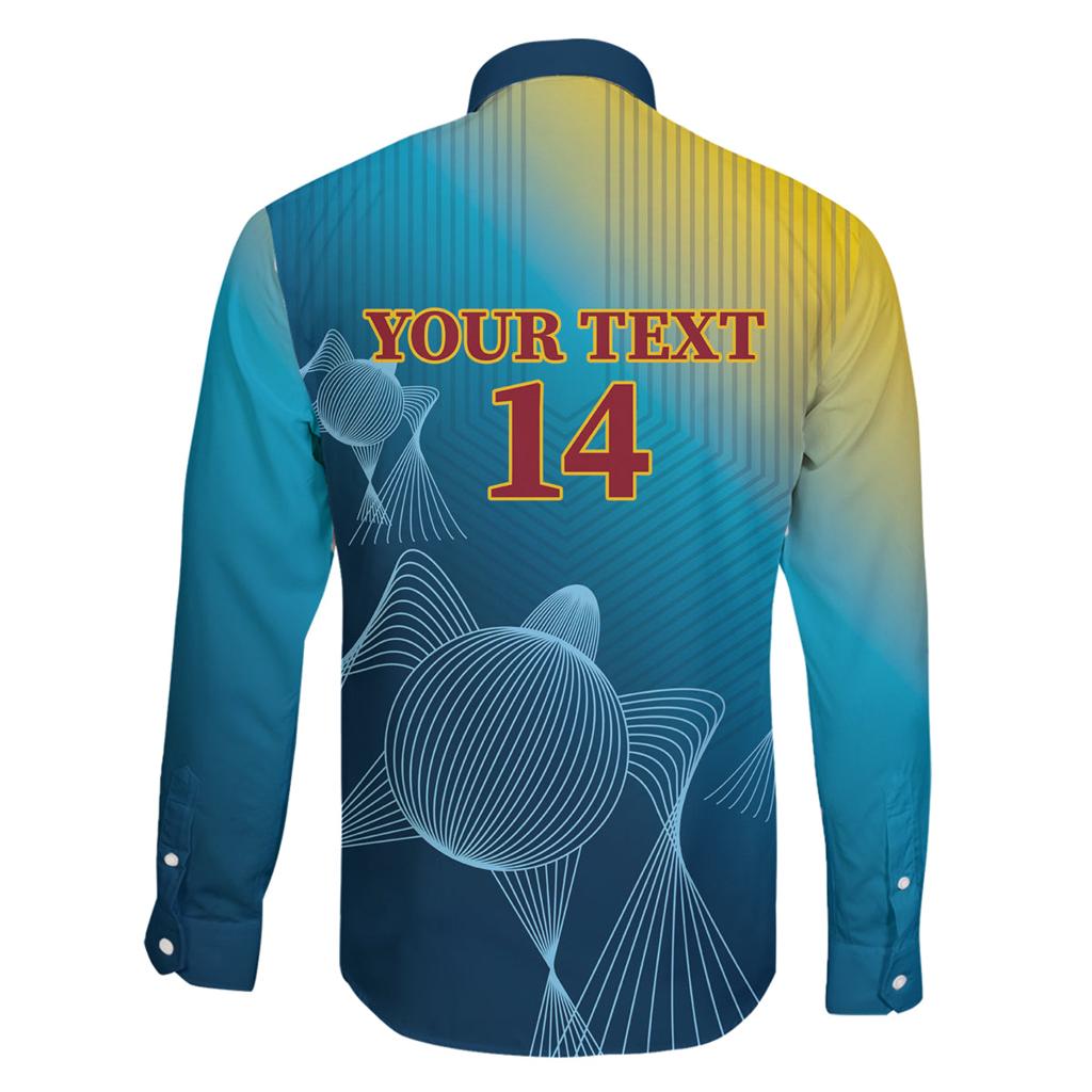 Custom Sri Lanka Cricket Family Matching Tank Maxi Dress and Hawaiian Shirt 2024 World Cup Go The Lions