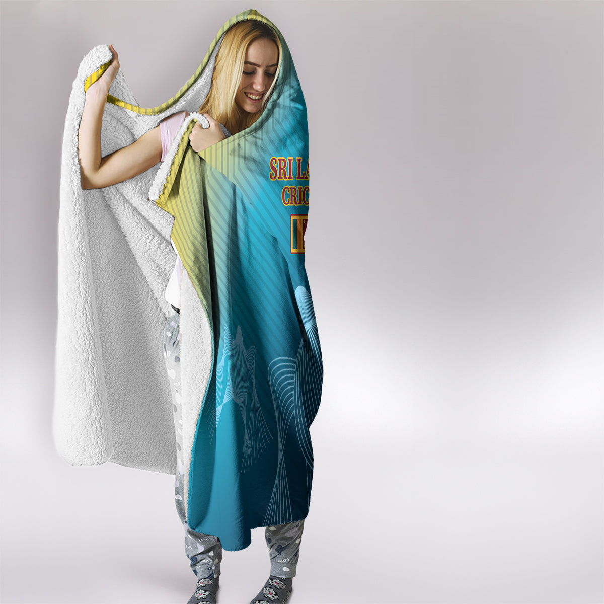 Sri Lanka Cricket Hooded Blanket 2024 World Cup Go The Lions