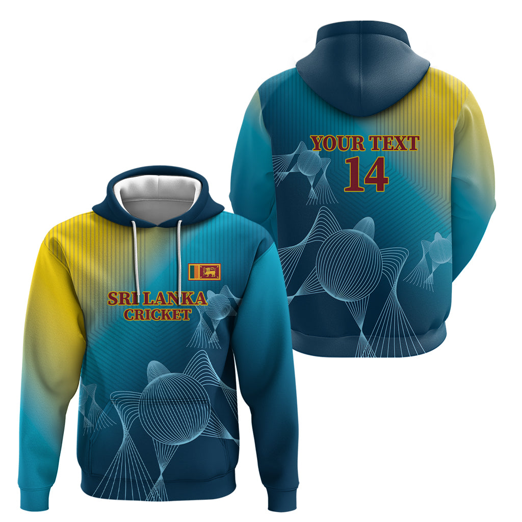 Custom Sri Lanka Cricket Hoodie 2024 World Cup Go The Lions