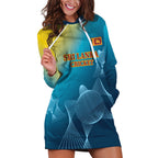 Custom Sri Lanka Cricket Hoodie Dress 2024 World Cup Go The Lions