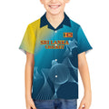 Custom Sri Lanka Cricket Kid Hawaiian Shirt 2024 World Cup Go The Lions