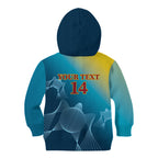Custom Sri Lanka Cricket Kid Hoodie 2024 World Cup Go The Lions