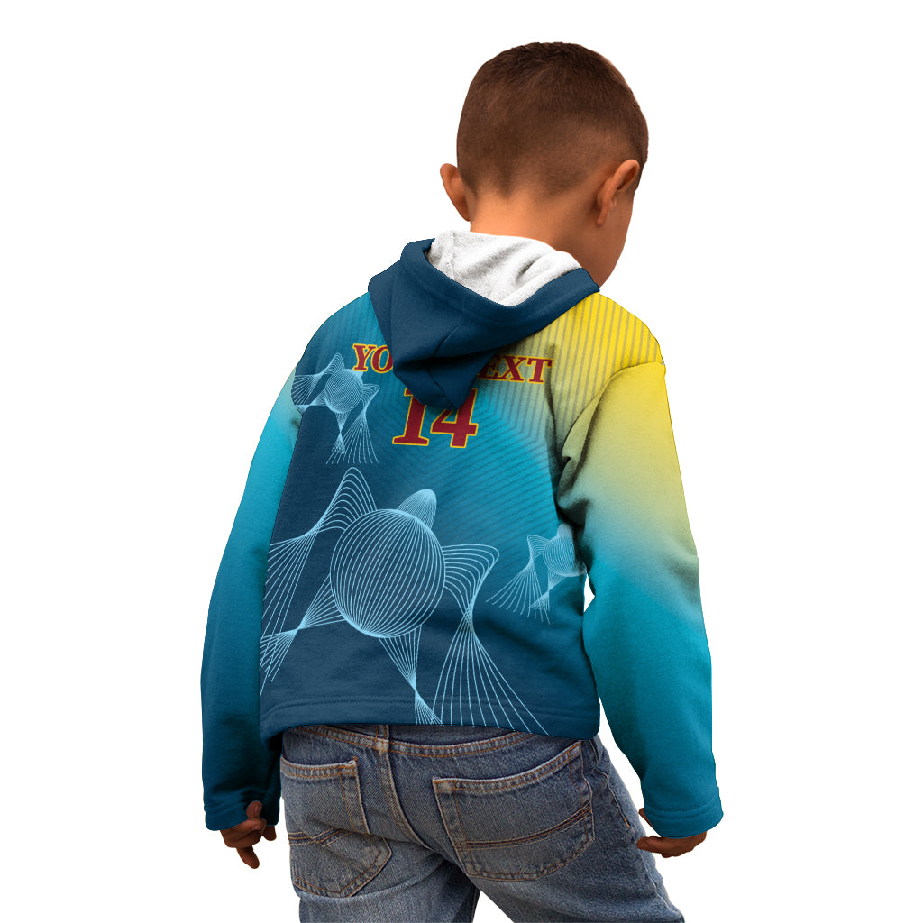 Custom Sri Lanka Cricket Kid Hoodie 2024 World Cup Go The Lions