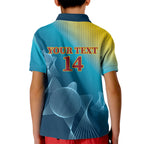 Custom Sri Lanka Cricket Kid Polo Shirt 2024 World Cup Go The Lions
