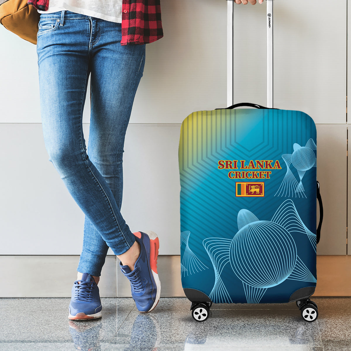 Sri Lanka Cricket Luggage Cover 2024 World Cup Go The Lions