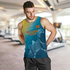 Custom Sri Lanka Cricket Men Tank Top 2024 World Cup Go The Lions