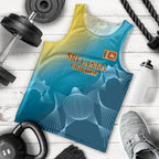 Custom Sri Lanka Cricket Men Tank Top 2024 World Cup Go The Lions