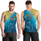 Custom Sri Lanka Cricket Men Tank Top 2024 World Cup Go The Lions