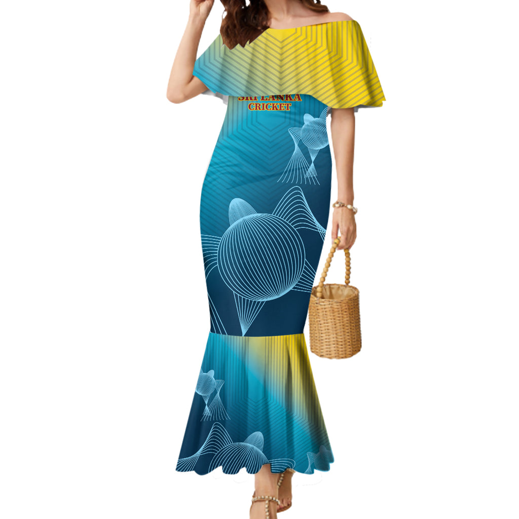Custom Sri Lanka Cricket Mermaid Dress 2024 World Cup Go The Lions