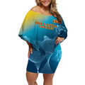 Custom Sri Lanka Cricket Off Shoulder Short Dress 2024 World Cup Go The Lions
