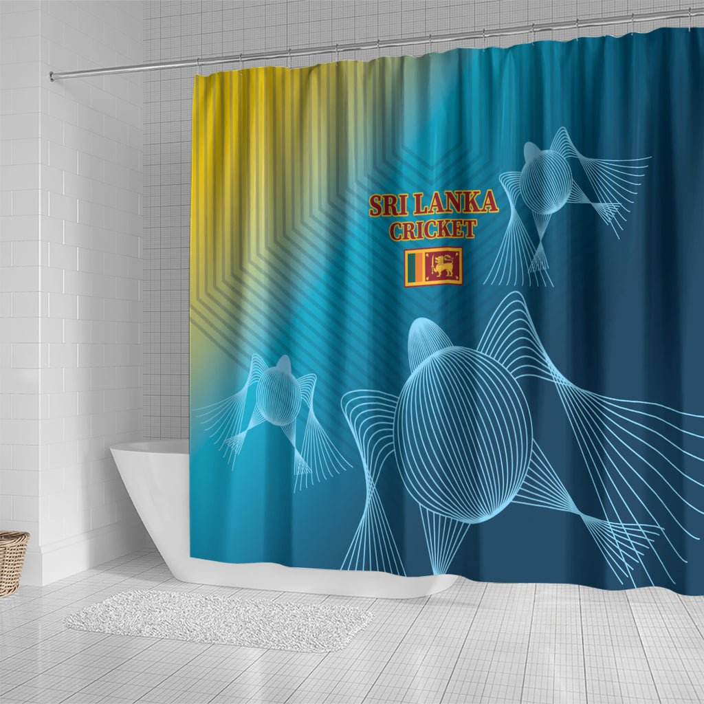 Sri Lanka Cricket Shower Curtain 2024 World Cup Go The Lions