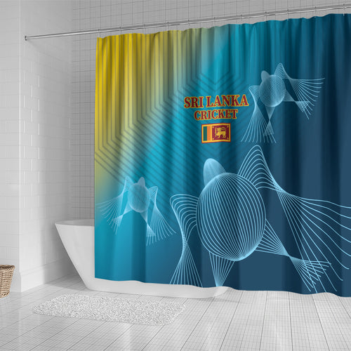 Sri Lanka Cricket Shower Curtain 2024 World Cup Go The Lions