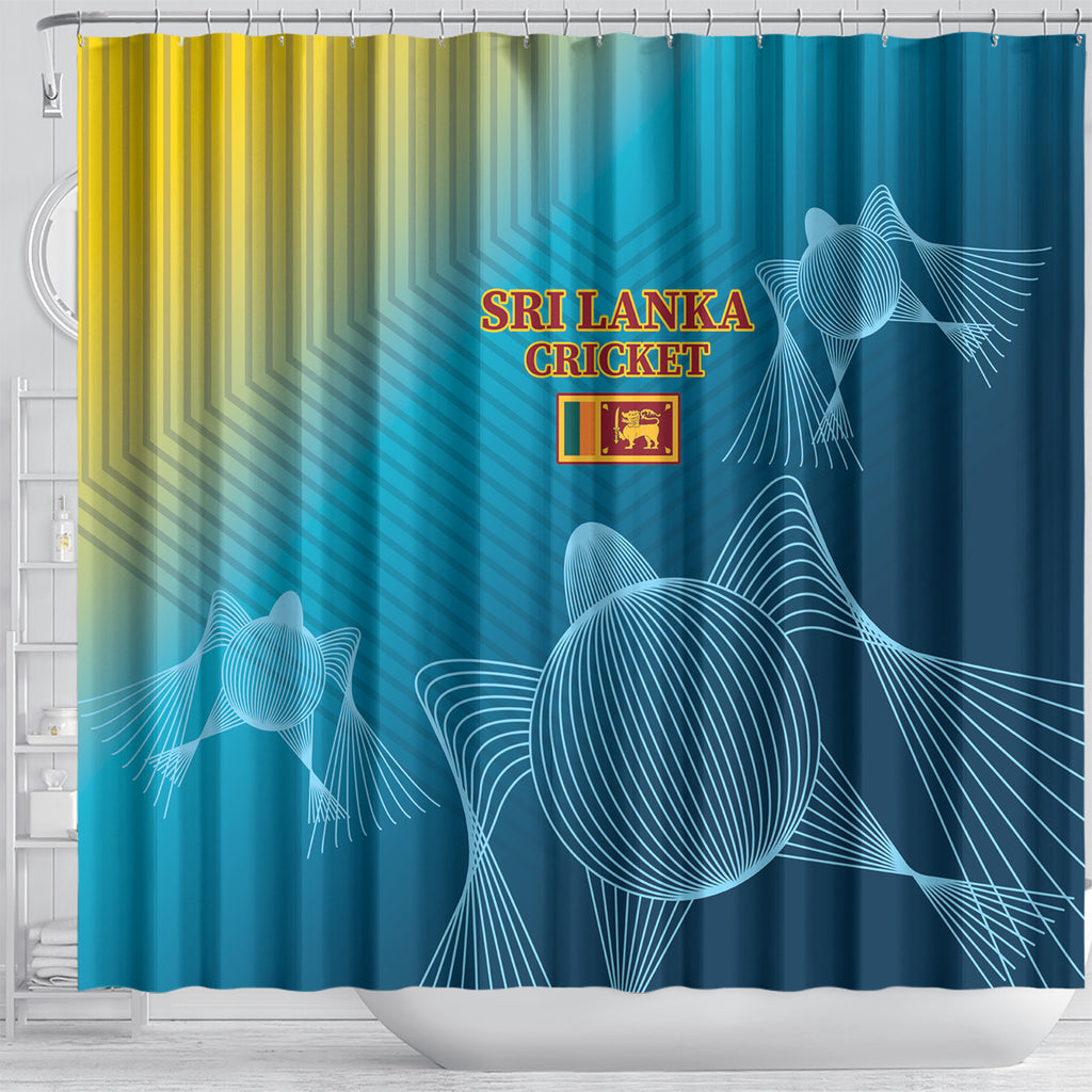 Sri Lanka Cricket Shower Curtain 2024 World Cup Go The Lions