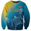 Custom Sri Lanka Cricket Sweatshirt 2024 World Cup Go The Lions