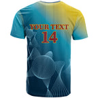 Custom Sri Lanka Cricket T Shirt 2024 World Cup Go The Lions