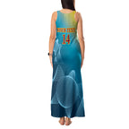 Custom Sri Lanka Cricket Tank Maxi Dress 2024 World Cup Go The Lions