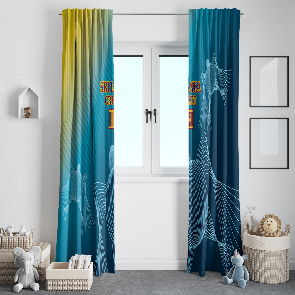 Sri Lanka Cricket Window Curtain 2024 World Cup Go The Lions