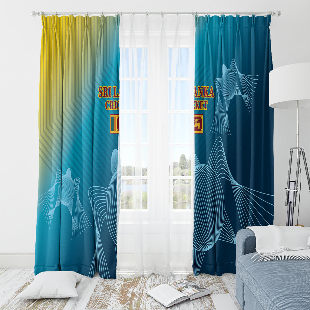 Sri Lanka Cricket Window Curtain 2024 World Cup Go The Lions