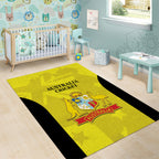 Australia Cricket Area Rug 2024 World Cup Go Aussie - Gold Version