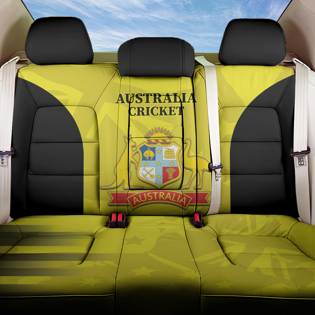 Australia Cricket Back Car Seat Cover 2024 World Cup Go Aussie - Gold Version