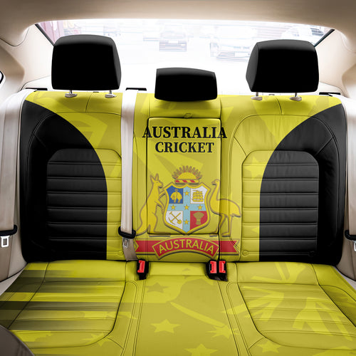 Australia Cricket Back Car Seat Cover 2024 World Cup Go Aussie - Gold Version