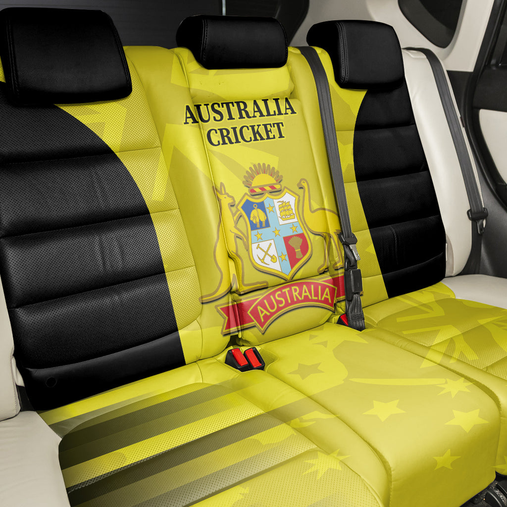 Australia Cricket Back Car Seat Cover 2024 World Cup Go Aussie - Gold Version