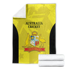Australia Cricket Blanket 2024 World Cup Go Aussie - Gold Version