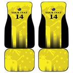 Australia Cricket Car Mats 2024 World Cup Go Aussie - Gold Version