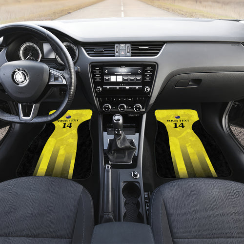 Australia Cricket Car Mats 2024 World Cup Go Aussie - Gold Version