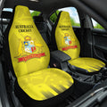 Australia Cricket Car Seat Cover 2024 World Cup Go Aussie - Gold Version