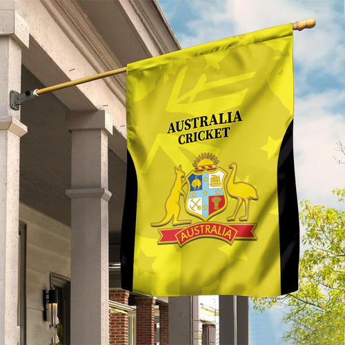 Australia Cricket Garden Flag 2024 World Cup Go Aussie - Gold Version
