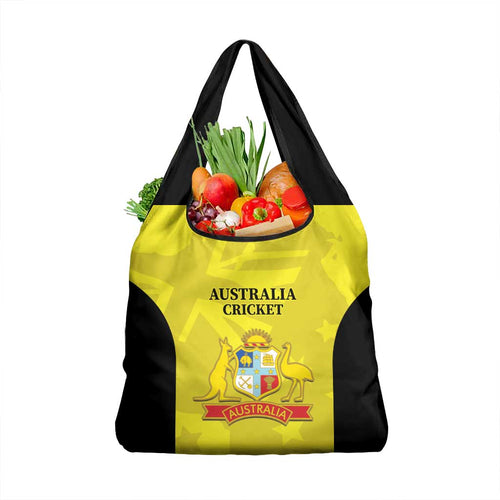 Australia Cricket Grocery Bag World Cup Go Aussie - Gold Version