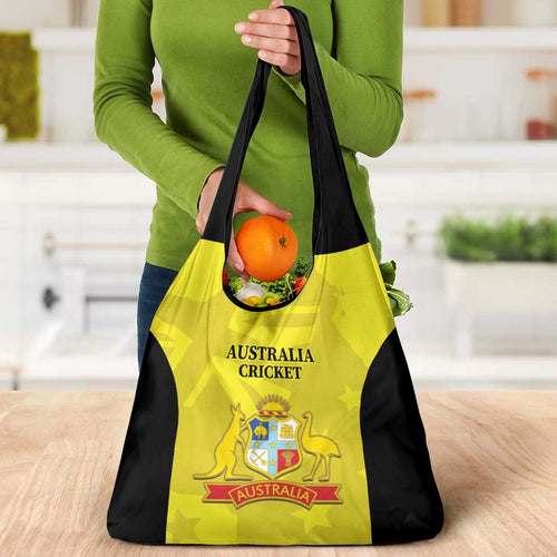 Australia Cricket Grocery Bag World Cup Go Aussie - Gold Version