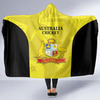 Australia Cricket Hooded Blanket 2024 World Cup Go Aussie - Gold Version