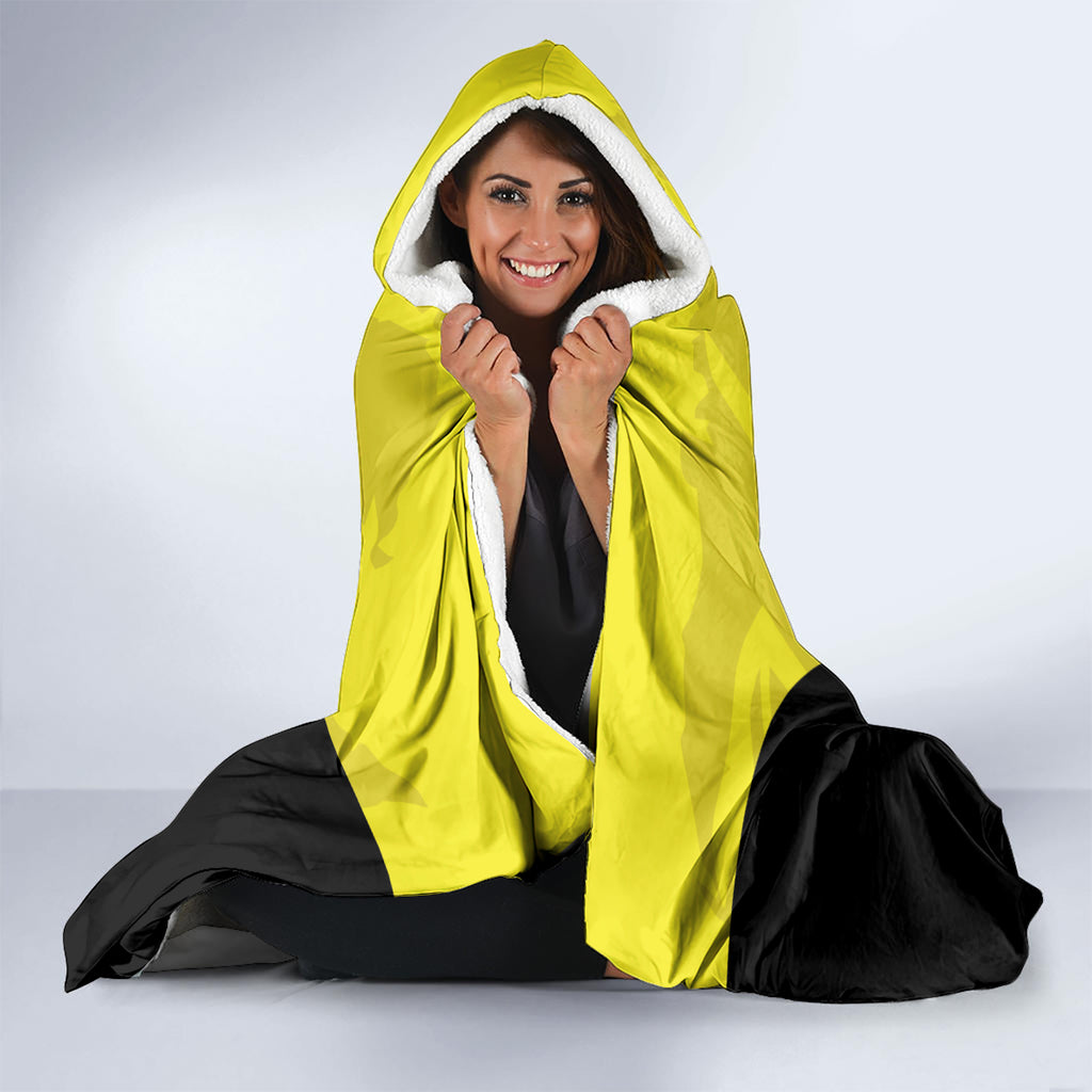 Australia Cricket Hooded Blanket 2024 World Cup Go Aussie - Gold Version