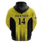Custom Australia Cricket Hoodie 2024 World Cup Go Aussie - Gold Version