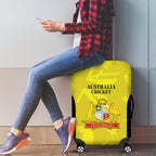 Australia Cricket Luggage Cover 2024 World Cup Go Aussie - Gold Version