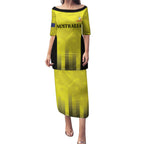 Custom Australia Cricket Puletasi 2024 World Cup Go Aussie - Gold Version