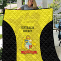 Australia Cricket Quilt 2024 World Cup Go Aussie - Gold Version