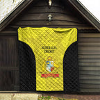 Australia Cricket Quilt 2024 World Cup Go Aussie - Gold Version